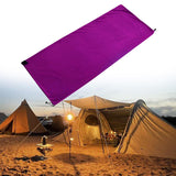 Maxbell Sleeping Bag Liner Sleep Sheet Camping Blanket Multipurpose Full Sized Zipper Purple