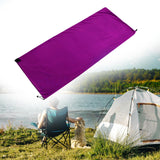 Maxbell Sleeping Bag Liner Sleep Sheet Camping Blanket Multipurpose Full Sized Zipper Purple