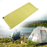 Maxbell Sleeping Bag Liner Sleep Sheet Camping Blanket Multipurpose Full Sized Zipper Yellowish Green