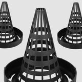 Maxbell Fishing Cage Net Fishing Tools Outdoor Eel Cage for Crawdad Crayfish Lobster 10 Holes 37cmx37cm