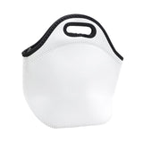 Maxbell Thermal Lunch Box Bag Lunch Meals Pouch Durable Smooth Zipper Black and White