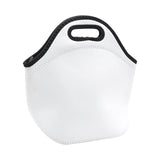 Maxbell Thermal Lunch Box Bag Lunch Meals Pouch Durable Smooth Zipper Black and White