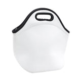 Maxbell Thermal Lunch Box Bag Lunch Meals Pouch Durable Smooth Zipper Black and White