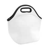 Maxbell Thermal Lunch Box Bag Lunch Meals Pouch Durable Smooth Zipper Black and White