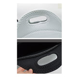 Maxbell Thermal Lunch Box Bag Lunch Meals Pouch Durable Smooth Zipper White