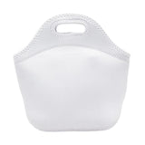 Maxbell Thermal Lunch Box Bag Lunch Meals Pouch Durable Smooth Zipper White
