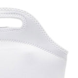 Maxbell Thermal Lunch Box Bag Lunch Meals Pouch Durable Smooth Zipper White