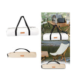 Maxbell Folding Camp Chair Carrying Bag Oxford Cloth Sturdy for Collapsible Umbrella White 92x15cm