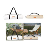 Maxbell Folding Camp Chair Carrying Bag Oxford Cloth Sturdy for Collapsible Umbrella White 92x15cm