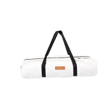 Maxbell Folding Camp Chair Carrying Bag Oxford Cloth Sturdy for Collapsible Umbrella White 92x15cm