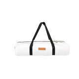 Maxbell Folding Camp Chair Carrying Bag Oxford Cloth Sturdy for Collapsible Umbrella White 92x15cm