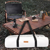 Maxbell Folding Camp Chair Carrying Bag Oxford Cloth Sturdy for Collapsible Umbrella White 92x15cm