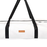 Maxbell Folding Camp Chair Carrying Bag Oxford Cloth Sturdy for Collapsible Umbrella White 92x15cm