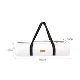 Maxbell Folding Camp Chair Carrying Bag Oxford Cloth Sturdy for Collapsible Umbrella White 92x15cm