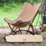 Maxbell Folding Camp Chair Carrying Bag Oxford Cloth Sturdy for Collapsible Umbrella Beige 80x8cm