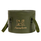 Maxbell Collapsible Bucket Portable Folding Wash Basin for Gardening Fishing Outdoor 7L Green