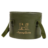 Maxbell Collapsible Bucket Portable Folding Wash Basin for Gardening Fishing Outdoor 7L Green