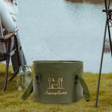 Maxbell Collapsible Bucket Portable Folding Wash Basin for Gardening Fishing Outdoor 7L Green