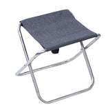Maxbell Camping Stool Folding Adults Collapsible Portable for Garden Backyard Hiking Gray