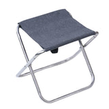 Maxbell Camping Stool Folding Adults Collapsible Portable for Garden Backyard Hiking Gray