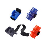 Maxbell Fishing Pole Holders with Strap Carp Fishing Garage Cars Fishing Rod Holders Blue 7.5cm Belt 22cm