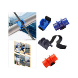 Maxbell Fishing Pole Holders with Strap Carp Fishing Garage Cars Fishing Rod Holders Blue 7.5cm Belt 22cm