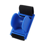 Maxbell Fishing Pole Holders with Strap Carp Fishing Garage Cars Fishing Rod Holders Blue 7.5cm Belt 22cm