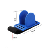 Maxbell Fishing Pole Holders with Strap Carp Fishing Garage Cars Fishing Rod Holders Blue 7.5cm Belt 22cm