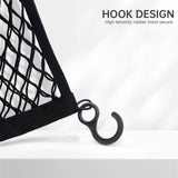 Maxbell Cart Cargo Storage Net Bag with Hooks Pouch Bag for Car Pickup Trucks Travel