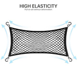 Maxbell Cart Cargo Storage Net Bag with Hooks Pouch Bag for Car Pickup Trucks Travel