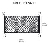 Maxbell Cart Cargo Storage Net Bag with Hooks Pouch Bag for Car Pickup Trucks Travel