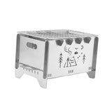 Maxbell Detachable BBQ Grill Multipurpose Barbecue Stove for Party Backyards Outdoor