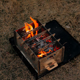 Maxbell Detachable BBQ Grill Multipurpose Barbecue Stove for Party Backyards Outdoor