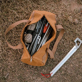 Maxbell Tent Stakes Storage Bag Pouch Large Capacity Bags for Camping Hiking Outdoor