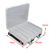 Maxbell Fishing Tackle Box Premium Removable Handle Durable Lure Case Tackle Storage S
