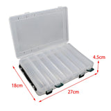 Maxbell Fishing Tackle Box Premium Removable Handle Durable Lure Case Tackle Storage L