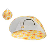 Maxbell Sun Shelter Tent Easy Setup Instant Sunshade for Outdoor Travel Windproof Yellow Flower