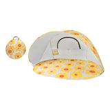 Maxbell Sun Shelter Tent Easy Setup Instant Sunshade for Outdoor Travel Windproof Yellow Flower