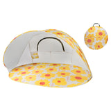 Maxbell Sun Shelter Tent Easy Setup Instant Sunshade for Outdoor Travel Windproof Yellow Flower