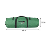 Maxbell Foldable Camping Storage Overnight Bag Large Capacity Travel Duffel Tote Bag Green 90X30X30cm