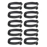 Maxbell 10Pcs Webbing Strap Hook Attachments for Backpack Strap Luggage Strap Hiking