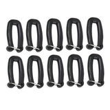 Maxbell 10Pcs Webbing Strap Hook Attachments for Backpack Strap Luggage Strap Hiking