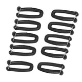 Maxbell 10Pcs Webbing Strap Hook Attachments for Backpack Strap Luggage Strap Hiking