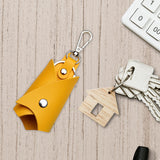 Maxbell Key Case Key Holder Large Capacity Car Keychain for Purse Car Keys Boyfriend Yellow