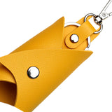 Maxbell Key Case Key Holder Large Capacity Car Keychain for Purse Car Keys Boyfriend Yellow