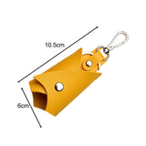 Maxbell Key Case Key Holder Large Capacity Car Keychain for Purse Car Keys Boyfriend Yellow