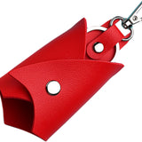 Maxbell Key Case Key Holder Large Capacity Car Keychain for Purse Car Keys Boyfriend Red
