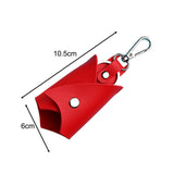 Maxbell Key Case Key Holder Large Capacity Car Keychain for Purse Car Keys Boyfriend Red
