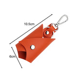 Maxbell Key Case Key Holder Large Capacity Car Keychain for Purse Car Keys Boyfriend Orange