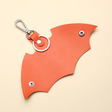 Maxbell Key Case Key Holder Large Capacity Car Keychain for Purse Car Keys Boyfriend Orange